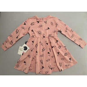 NWT DOT AUSTRALIA Girls Unicorn Pink Dress Nordstrom Rack 3T Toddler Kid